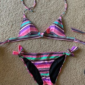 Victoria Secret Striped Bikini
